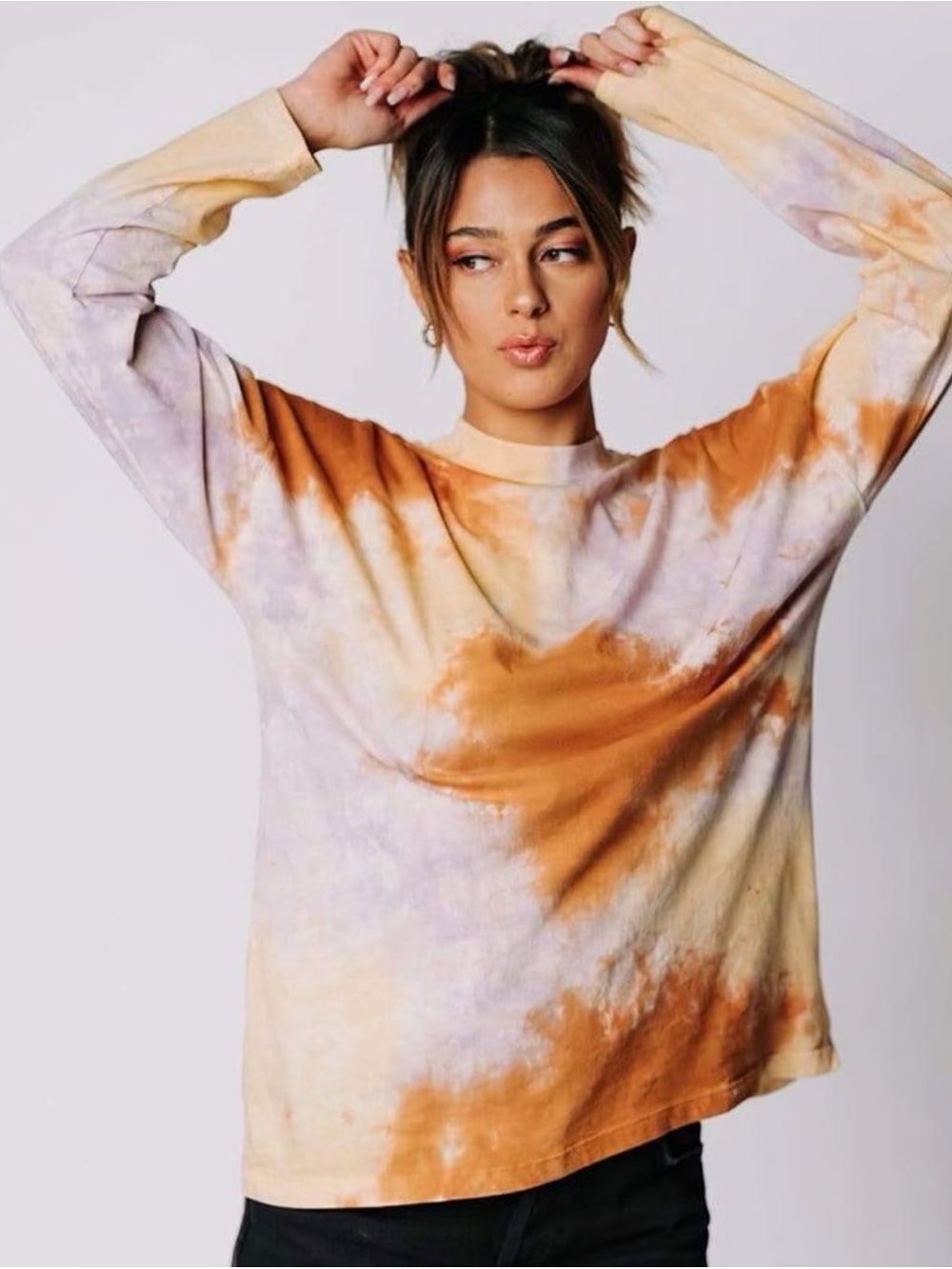 WE THE FREE - FREE PEOPLE Tie Dye Long Sleeve Oversied Fit